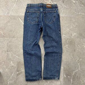 VINTAGE LEVIS 525 SILVER TAB JEANS MENS 34X30 * CUSTOM PANTS RODEO WESTERN